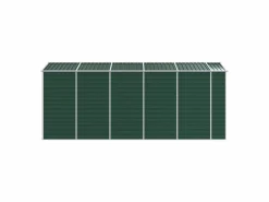 Tampa Cobertizo de jardín acero galvanizado 191x470x198 cm^Garden Furniture New