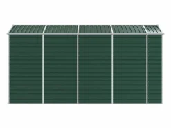Tampa Cobertizo de jardín acero galvanizado 191x385x198 cm^Garden Furniture New