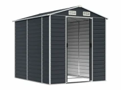 Tampa Cobertizo de jardín acero galvanizado antracita 191x215x198cm^Garden Furniture Discount