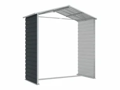 Tampa Cobertizo de jardín acero galvanizado antracita 191x130x198 cm^Garden Furniture Best