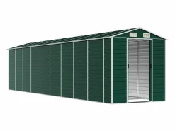 Tampa Cobertizo de jardín acero galvanizado 191x810x198 cm^Garden Furniture Sale