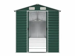 Tampa Cobertizo de jardín acero galvanizado 191x810x198 cm^Garden Furniture Sale