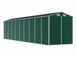 Tampa Cobertizo de jardín acero galvanizado 191x810x198 cm^Garden Furniture Sale