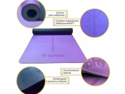 Tapete de yoga antideslizante - 183 x 68 x 0.42 – AdhérenceMAX^Inphysio Sale
