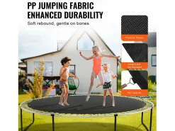 Cama Elástica|Tapiz de Reemplazo para Trampolín SucceBuy, Marco de 427 cm, 96 Aros en V, Resorte de 18 cm