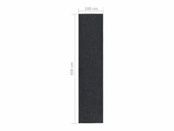 Tapiz 100x450 cm Antracita^ Outlet