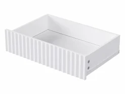 Taquilla con 2 cajones y 1 puerta - 4 ganchos y banco zapatero - Blanco Clearance