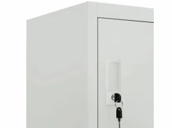 vidaxl Cajonera De Escritorio|Taquilla con 6 compartimentos acero 90x45x180 cm