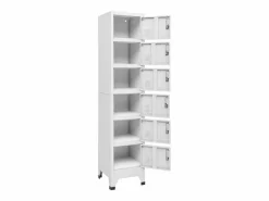 vidaxl Armario Oficina|Taquilla de acero claro 38x40x180 cm