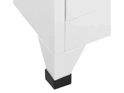 vidaxl Armario Oficina|Taquilla de acero claro 38x40x180 cm