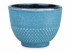 Taza de hierro fundido y plata Azul Online