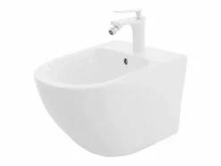 Rea Inodoro Suspendido|Taza De Inodoro Carlo Mini Flat White + Bidé Carlo Mini