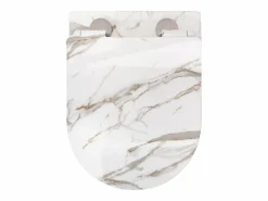 Rea Taza De Inodoro Wc Carlos Duroplast/Slim/Zm Lava Shiny Grey Gris Clearance