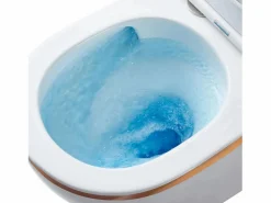 Rea Inodoro Suspendido|Taza De Inodoro Wc Carlo Mini Tornado/Dur/Flat/Zm White Gold