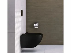 Rea Taza De Inodoro Wc Loyd Slim Black Negro Clearance