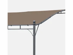 Sweeek Cenador Y Quiosco|Techo de lona para pérgola brestum 3x2.5m pardo