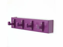 Perchero|Teclado 10x40x13 cm púrpura