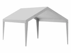 Tejido de Avent SucceBuy de Repuesto para Abri D'Automóvil, 366 x 610 cm, , Lona Resistente para Cobertizo de Garaje, Impermeable y con Protección UV Gris