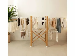 Perchero|Tendedero Plegable Wood V35 - Newlux