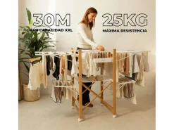 Perchero|Tendedero Plegable Wood V35 - Newlux