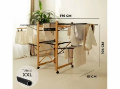 Tendedero Plegable Wood V35 - Newlux^ Clearance