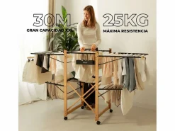 Tendedero Plegable Wood V35 - Newlux^ Clearance