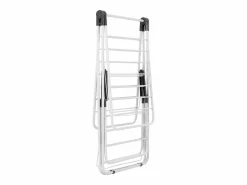Tendedero Plegable SucceBuy, Tendedero de Pie de 2 Niveles, con Pinzas para Calcetines y 31 Barras de Secado, de Metal, Altura Ajustable, Blanco^ Outlet