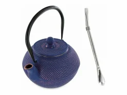Tetera china de hierro fundido Song 1,2 L + pajita de acero inoxidable con filtro^ Outlet
