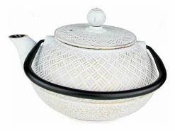Tetera de hierro fundido Tamayuki blanca - 0,8L Blanco New