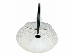 Tetera de hierro fundido Tamayuki blanca - 0,8L Blanco New