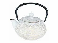 Tetera de hierro fundido Tamayuki blanca - 0,8L Blanco New