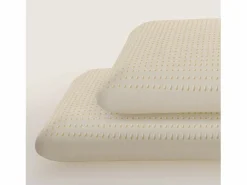 Set de 3 almohadas de Memory Foam 40×70 cm, H 11 cm, cervicales, hipoalergénicas y transpirables^The White Stone New