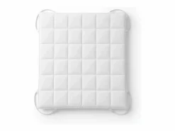 Topper Cama Doble |Protector de Colchón Acolchado con Relleno de 1000 g/m² |Funda de Microfibra Transpirable con Gomas en las Esquinas |160x190^The White Stone Hot
