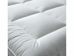 Topper Cama Individual |Protector de Colchón Acolchado con Relleno de 1000 g/m² |Funda de Microfibra Transpirable con Gomas en las Esquinas |80x190^The White Stone Outlet