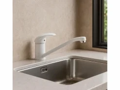 Essebagno Théo mezclador de fregadero Blanco Clearance