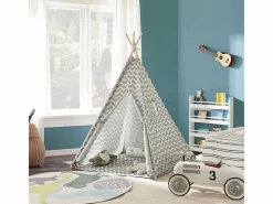 Sobuy Tienda de campaña Infantil, Tienda Tipi - Tienda de campaña Interior para niños OSS03 ES Blanco New