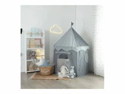 Atmosphera for Kids Tienda Infantil Diam Enrollable Portátil 100x135 cm Poliéster Gris Online