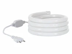 Ledkia Guirnalda Luminosa|Tira LED Neón Regulable 220V Amarillo Circular 360 9W/m Corte 100cm IP67 a Medida 10 m