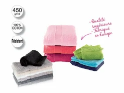 Atmosphera Textil De Baño|Textil De Baño|Toalla de baño Algodón 450 g/m² (50 x 90 cm)