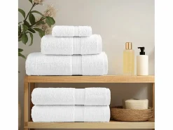 Toallas baño 4 uds 100% algodón 100x150 cm 600 gsm ES936726^ New