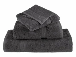 Textil De Baño|Textil De Baño|Toallas de baño 4 uds 100% algodón antracita 100x150 cm 600 gsm ES649500