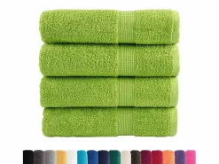 Textil De Baño|Textil De Baño|Toallas de baño 4 uds 100% algodón 100x150 cm 600 gsm ES575680