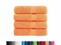 Textil De Baño|Textil De Baño|Toallas de baño 4 uds 100% algodón verde 100x150 cm 600 gsm ES766661