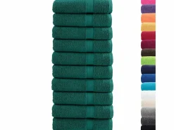 Toallas de baño 10 uds 100% algodón 100x150 cm 600 gsm ES667791^ New