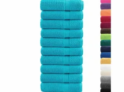 Toallas de baño 10 uds 100% algodón verde 100x150 cm 600 gsm ES147891^ Hot