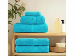 Toallas de baño 10 uds 100% algodón verde 100x150 cm 600 gsm ES147891^ Hot