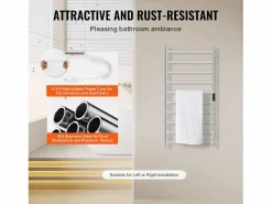 Toallero Calefactable SucceBuy Toallero Calefactable de 10 Barras - , para Baño^ Hot