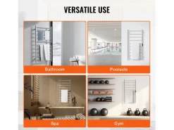 Toallero Calefactable SucceBuy Toallero Calefactable de 10 Barras - , para Baño^ Hot
