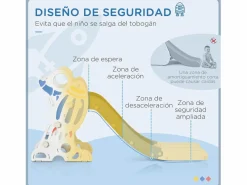 AIYAPLAY Tobogán para niños 157x46.5x80 cm Azul