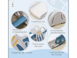 AIYAPLAY Tobogán para niños 157x46.5x80 cm Azul